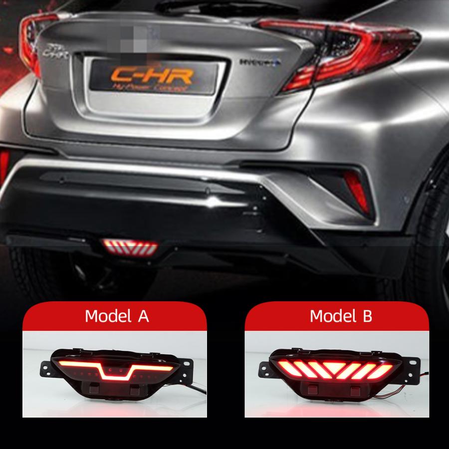 トヨタ C-HR リアバンパー テールライト LEDブレーキランプ 純正適合社外品｜atomic-line｜04