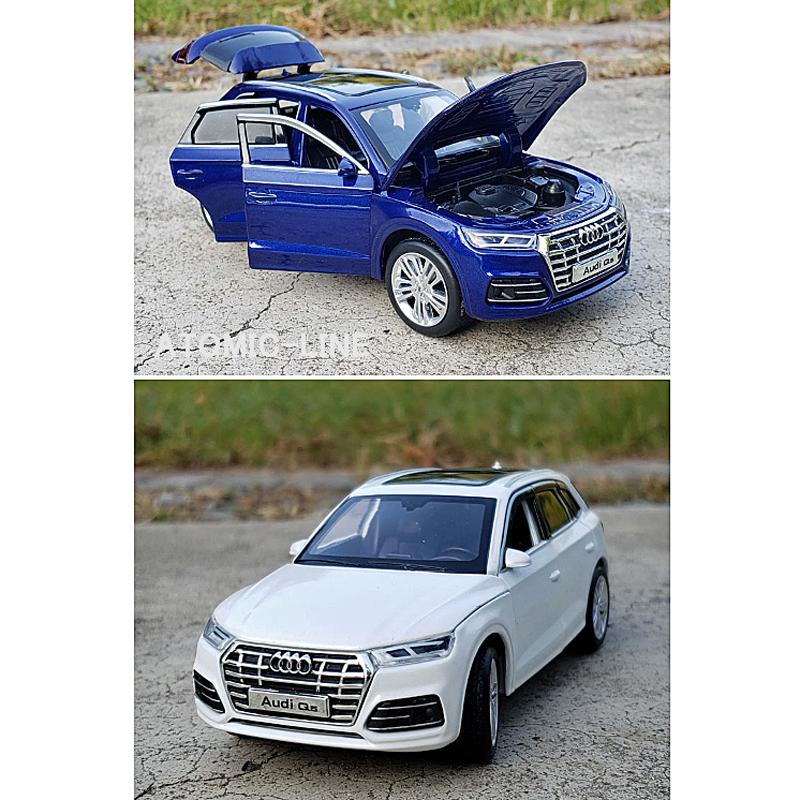 AUDi アウディ Q5 1/32 ミニカー 全3色 ライト点灯 エンジン