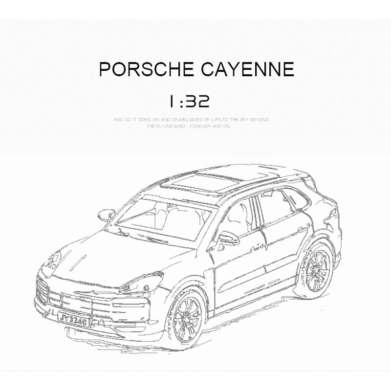 PORSCHE DESIGN（ポルシェ デザイン） ポルシェ カイエン ターボ 1/32