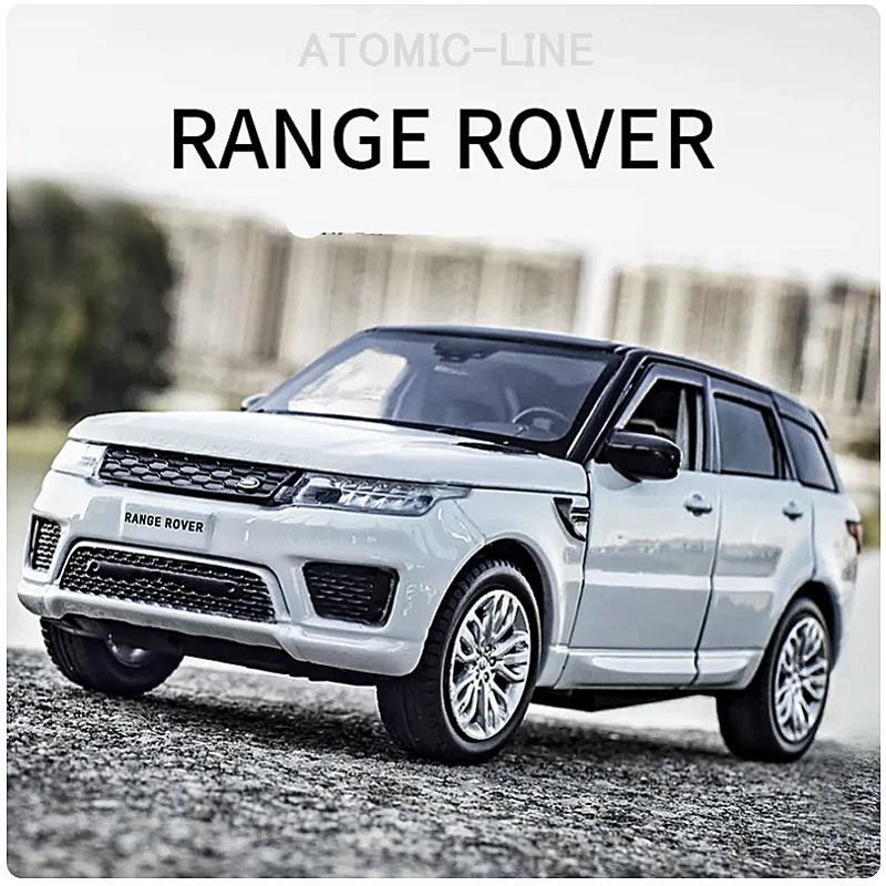 ランドローバー RANGE ROVER 1/32 ミニカー 全3色 ライト点灯 エンジン