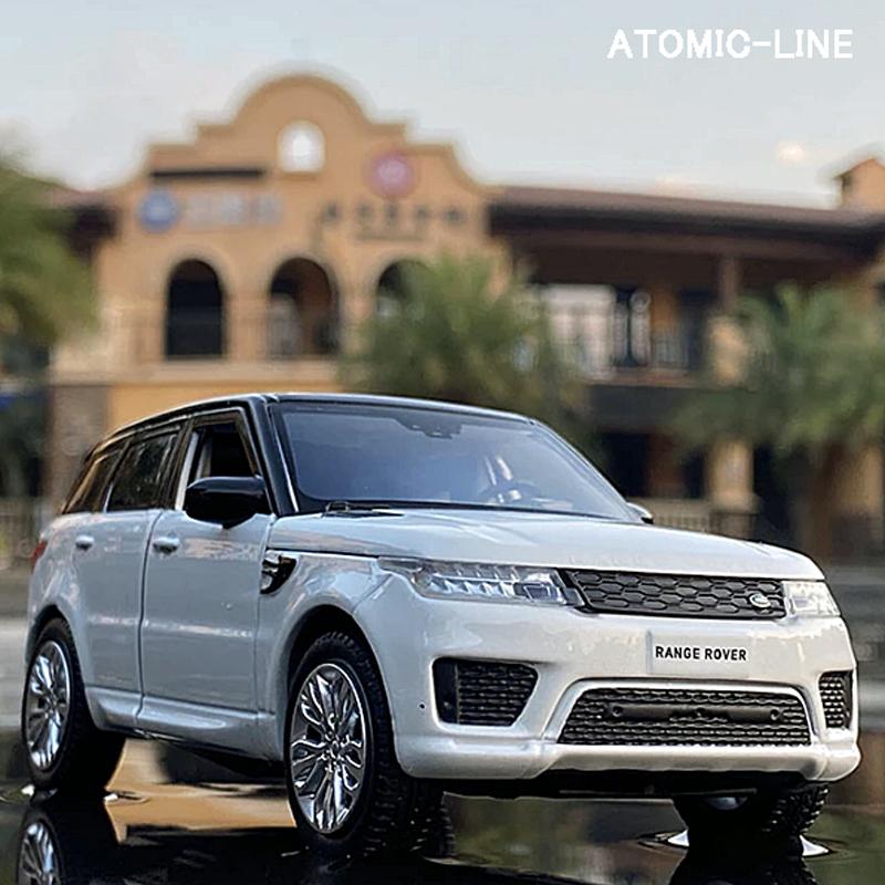 ランドローバー RANGE ROVER 1/32 ミニカー 全3色 ライト点灯 エンジン