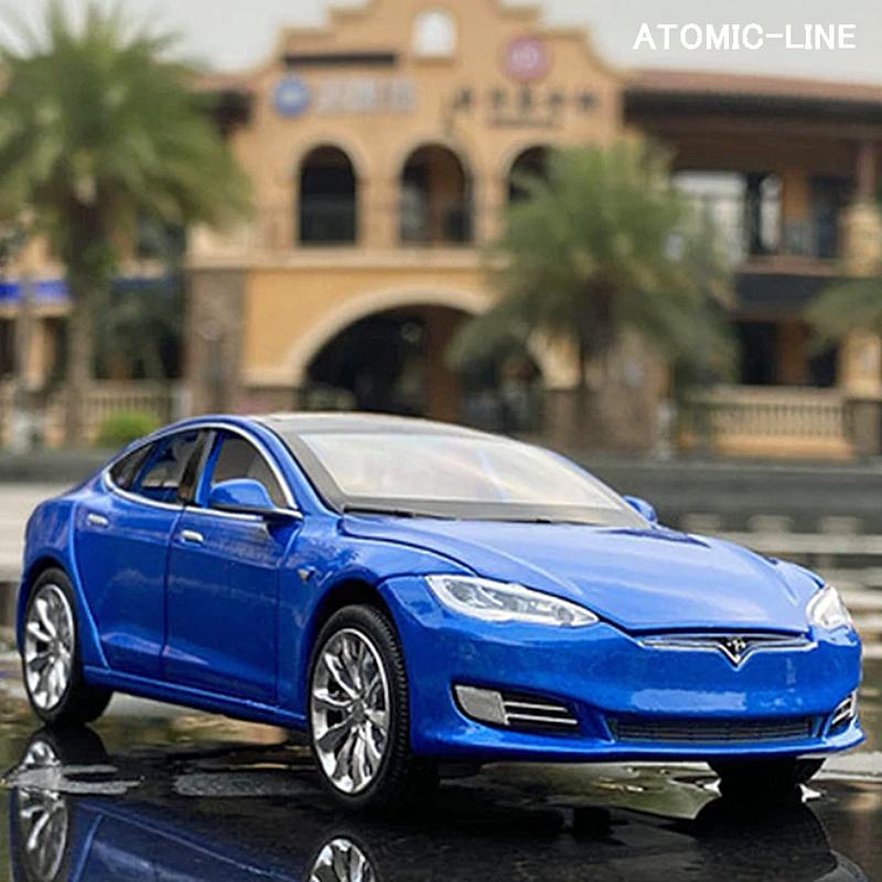 vip テスラ　モデルS ブルー　1/64 ミニカー　青　Tesla ' vip テスラ モデルS ブルー 1/64 ミニカー 青 Tesla ' - メルカリ
