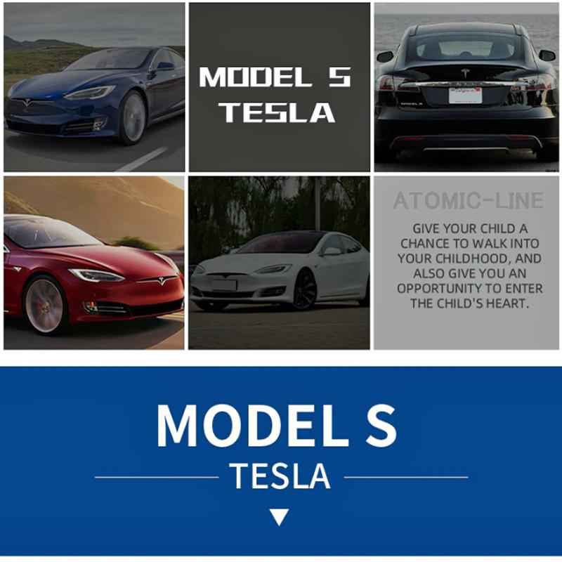 テスラ MODEL S 1/32 ミニカー 全4色 ライト点灯 エンジンサウンド