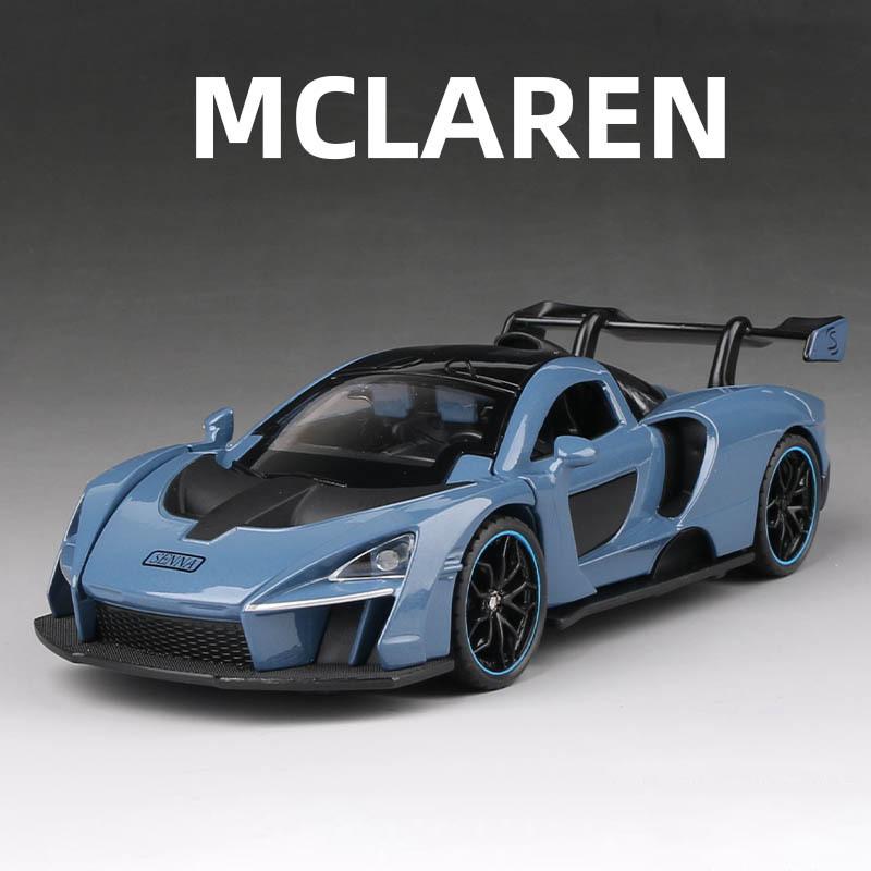 マクラーレン セナ 1/32 ミニカー 全4色 ライト点灯 エンジンサウンド 合金モデル 模型 スーパーカー｜atomic-line｜02