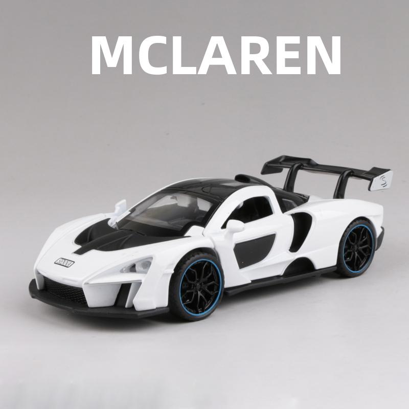 マクラーレン セナ 1/32 ミニカー 全4色 ライト点灯 エンジンサウンド 合金モデル 模型 スーパーカー｜atomic-line｜03