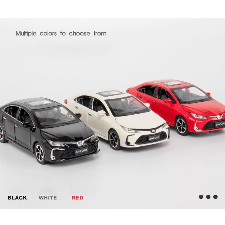 トヨタ TOYOTA カローラ 1/32 ミニカー 全3色 ライト点灯