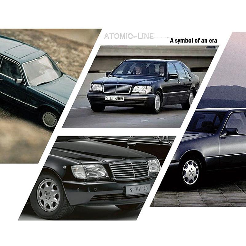 ベンツ Sクラス W140 1/32 ミニカー 全3色 ライト点灯 エンジン