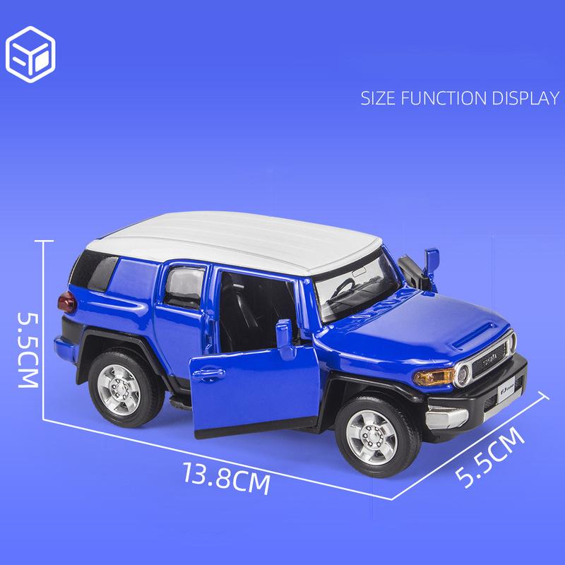 トヨタ FJ クルーザー 1/32 ミニカー 全2色 ライト点灯 合金