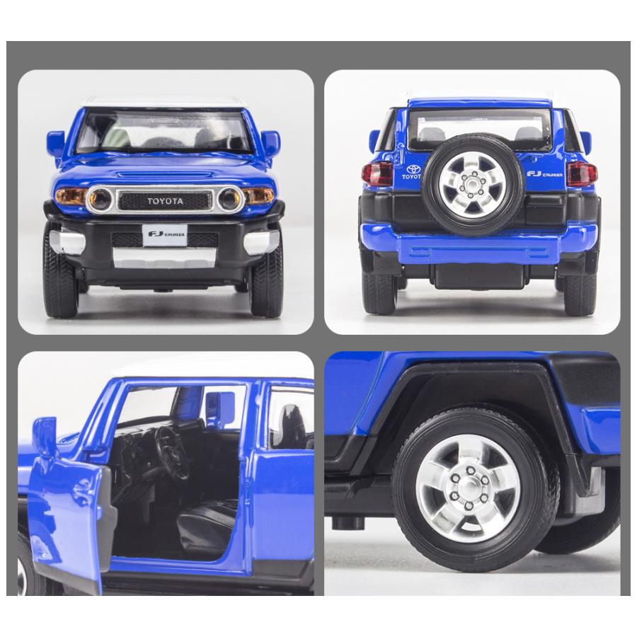 トヨタ FJ クルーザー 1/32 ミニカー 全2色 ライト点灯 合金