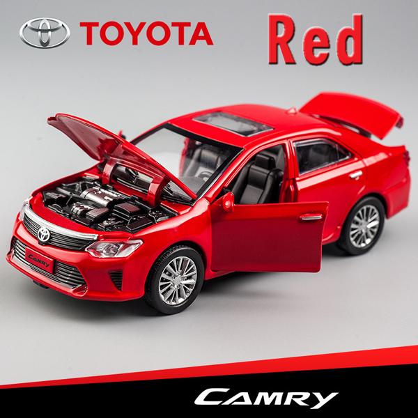 トヨタ（TOYOTA） CAMRY カムリ 1/32 ミニカー 全4色 ライト点灯 合金