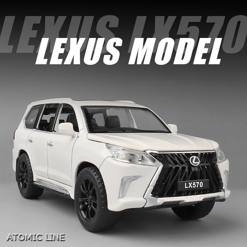 トヨタ レクサス LX570 1/32 ミニカー 全4色 ライト点灯