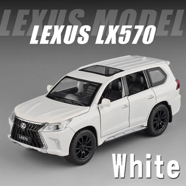 トヨタ レクサス LX570 1/32 ミニカー 全4色 ライト点灯