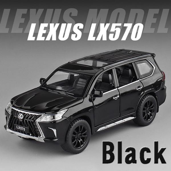 LEXUS LX570 ミニカー 1/1000 黒 Lexus LX570 Metal Model Diecast Car Scale, Collectible Toy