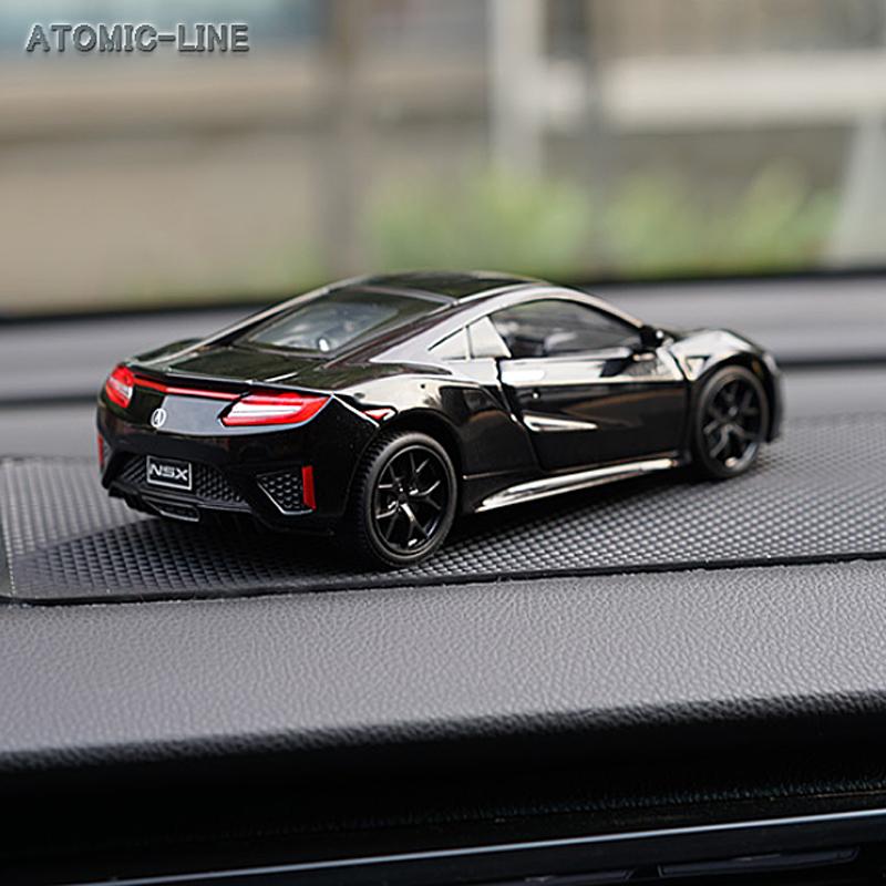 ミニカー Honda NSX Black ホンダ NSX アキュラ 1/32 ミニカー 全4色 ライト点灯 エンジン