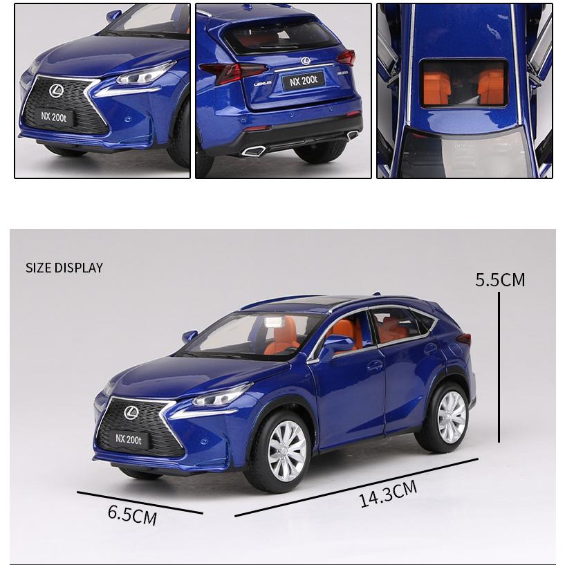 トヨタ LEXUS レクサス NX200t 1/32 ミニカー 全3色 ライト点灯