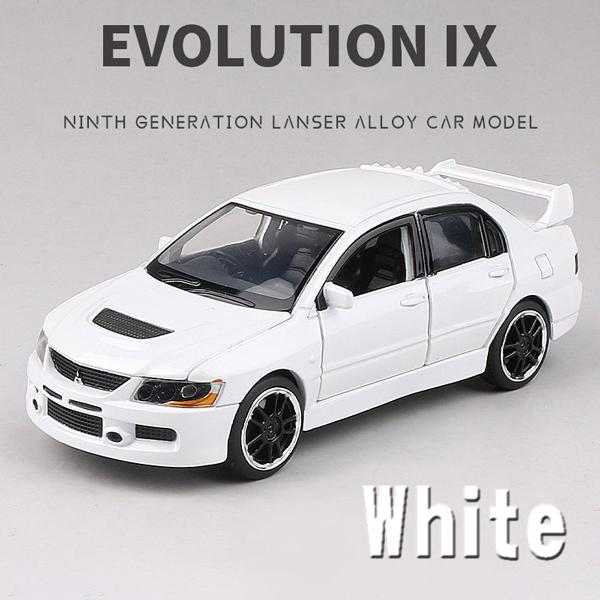 三菱ランサーミニカーコレクション　ランエボ 三菱 LANCER Evolution IX 1/32 ミニカー 全3色 ランサー
