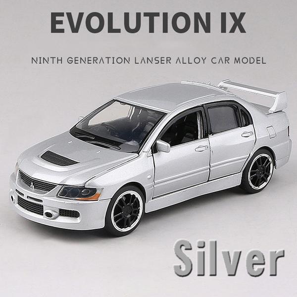 Mitsubishi ランサーエボリューションⅨ ミニカー 三菱 LANCER Evolution IX 1/32 ミニカー 全3色 ランサー