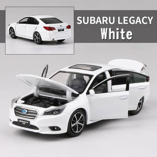 1/32 海外製 LEDライト付 ミニカー 4台セット 金属製 SUBARU インプレッサ STI WRX GC8 1/32 ミニカー 全4色 ライト