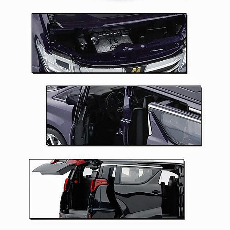 トヨタ アルファード ミニカー 3台セット Amazon | ミニカーモデル 1/18 トヨタ アルファード MPV ダイ
