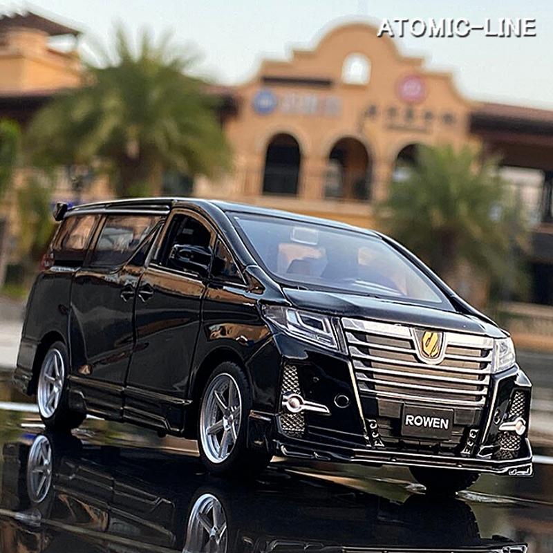 ALPHARD 黒 ミニカー 1:43 Toyota Alphard Model Car Diecast Toy Vehicle Collection