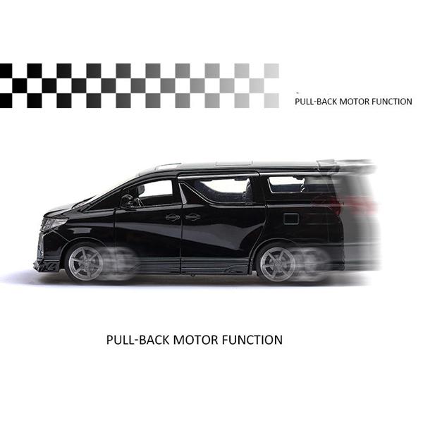 トヨタ ALPHARD アルファード 1/32 ミニカー 全3色 ライト点灯