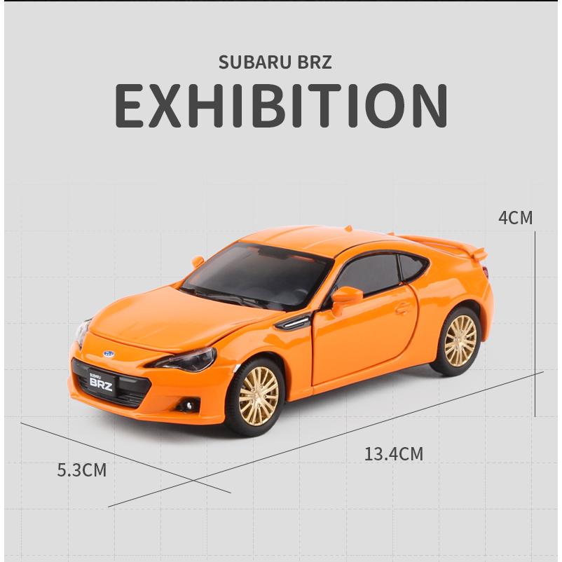 BRZメモ帳＆ミニカー MARK43 1/43 スバル BRZ 2021 カスタムバージョン サファイア