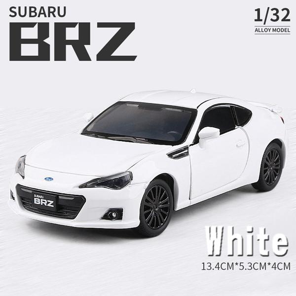 SUBARU BRZ 1/32 ミニカー 全3色 スバル ライト点灯 合金モデル