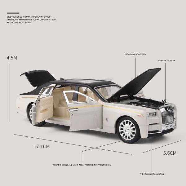 ロールスロイス ファントム 1/32 ミニカー 全6色 ライト点灯