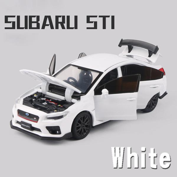 SUBARU スバル STI WRX 1/32 ミニカー 全4色 ライト点灯 合金