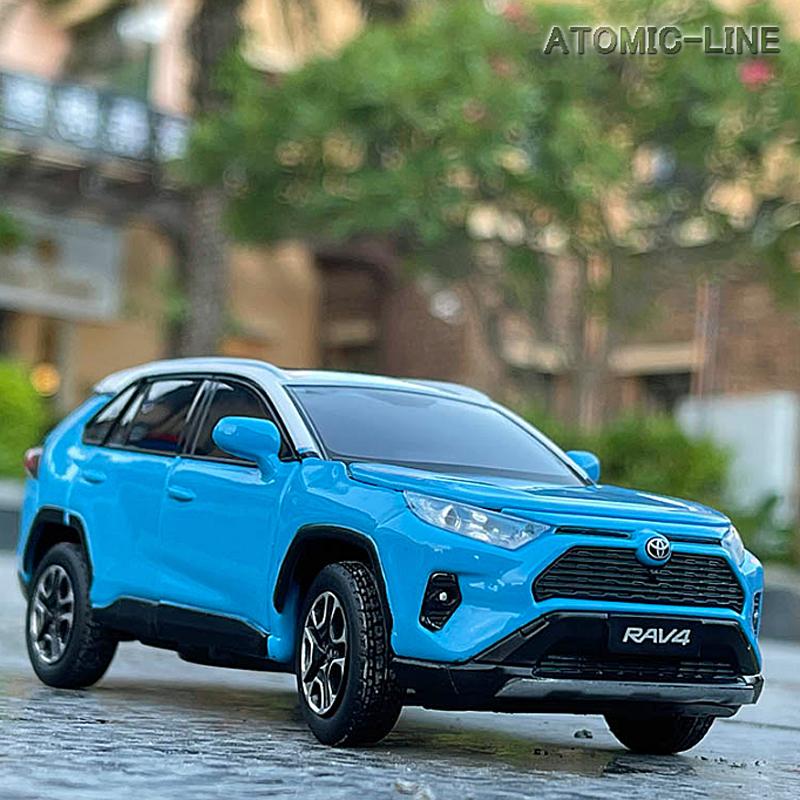 トヨタ（TOYOTA） RAV4 1/32 ミニカー 全3色 ライト点灯 エンジン