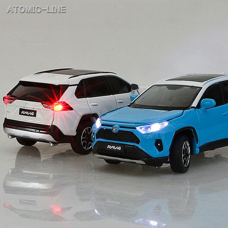 トヨタ（TOYOTA） RAV4 1/32 ミニカー 全3色 ライト点灯 エンジン