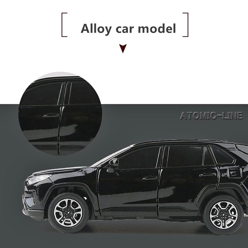 トヨタ RAV4 1/32 ミニカー 全3色 ライト点灯 エンジンサウンド
