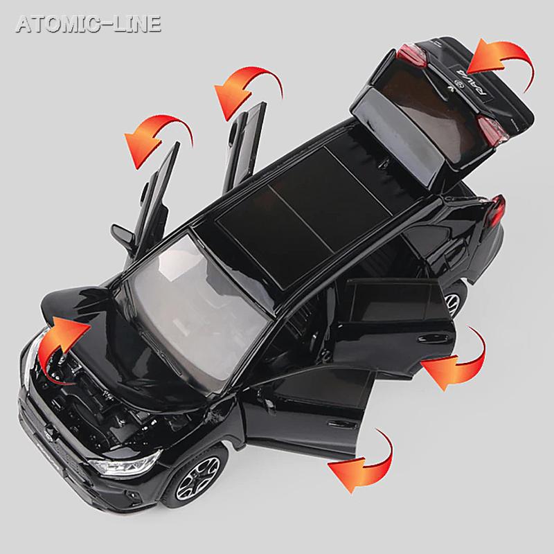 自動車模型まとめ売りミニカー1/43 1/64トヨタ日産マツダ他TOYOYTA トヨタ RAV4 1/32 ミニカー 全3色 ライト点灯 エンジンサウンド