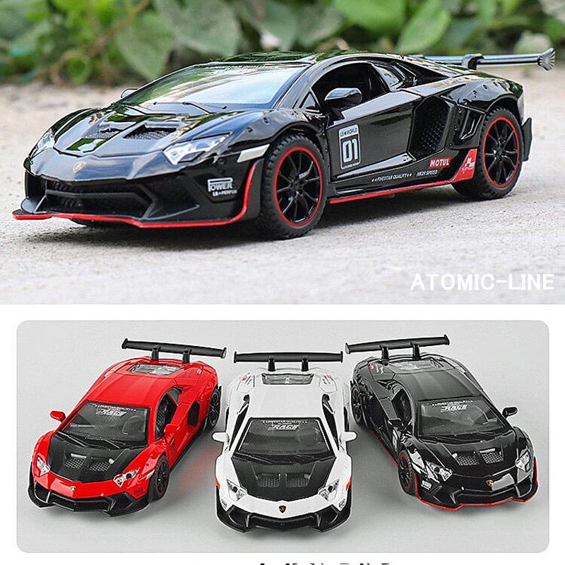 アヴェンタドール LP700-4 ランボルギーニ 1/32 ミニカー 全3色x2タイプ ライト点灯 エンジンサウンド 合金モデル 模型 ジオラマ｜atomic-line｜17