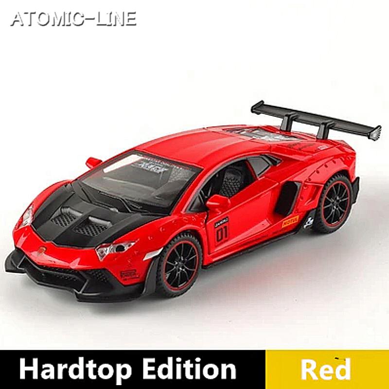 アヴェンタドール LP700-4 ランボルギーニ 1/32 ミニカー 全3色x2タイプ ライト点灯 エンジンサウンド 合金モデル 模型 ジオラマ｜atomic-line｜04