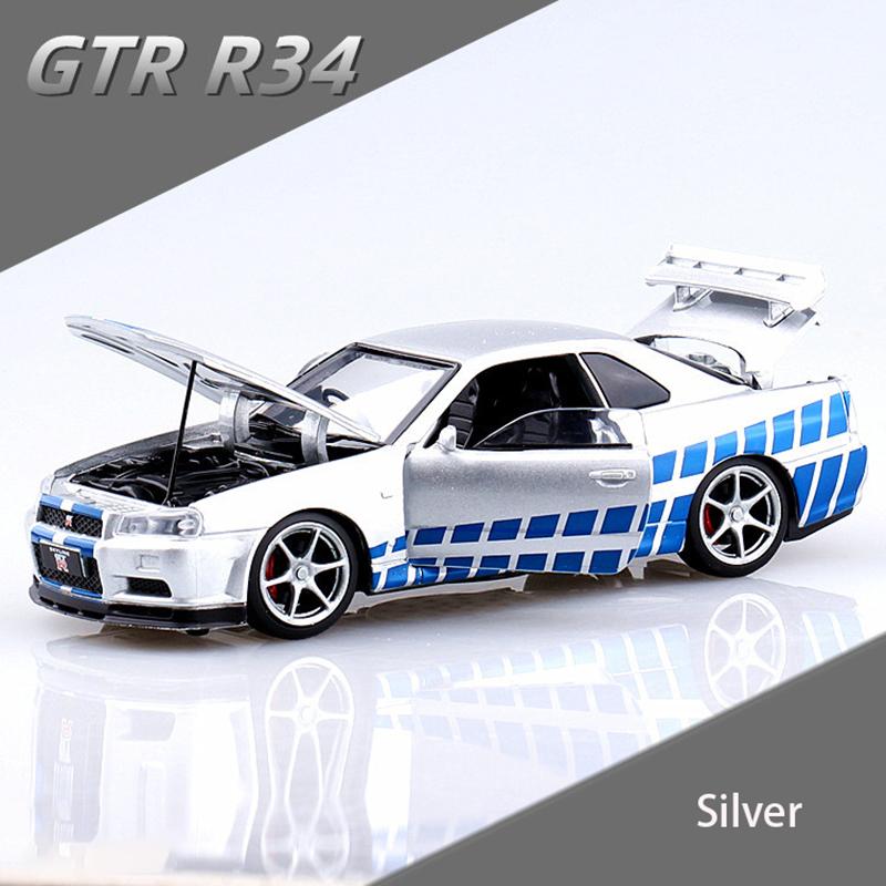 KINSMART Nissan Skyline GTR R34 ミニカー DSCN9141.JPG