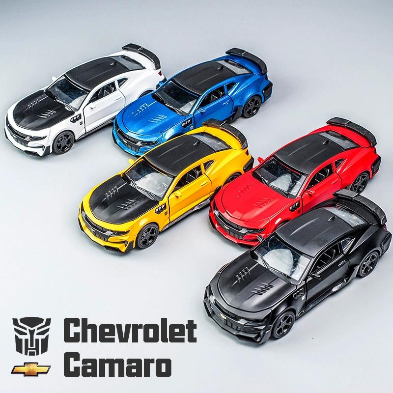 シボレー CAMARO カマロ 1/32 ミニカー 全5色 ライト点灯 エンジン