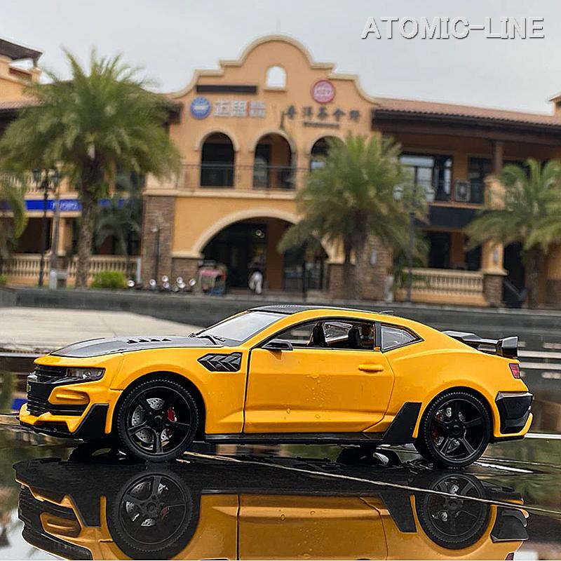 シボレー CAMARO カマロ 1/32 ミニカー 全5色 ライト点灯 エンジン