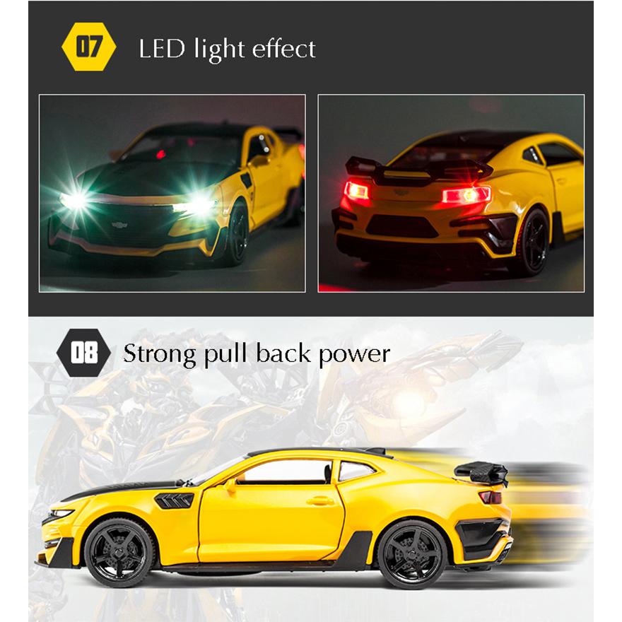 シボレー CAMARO カマロ 1/32 ミニカー 全5色 ライト点灯