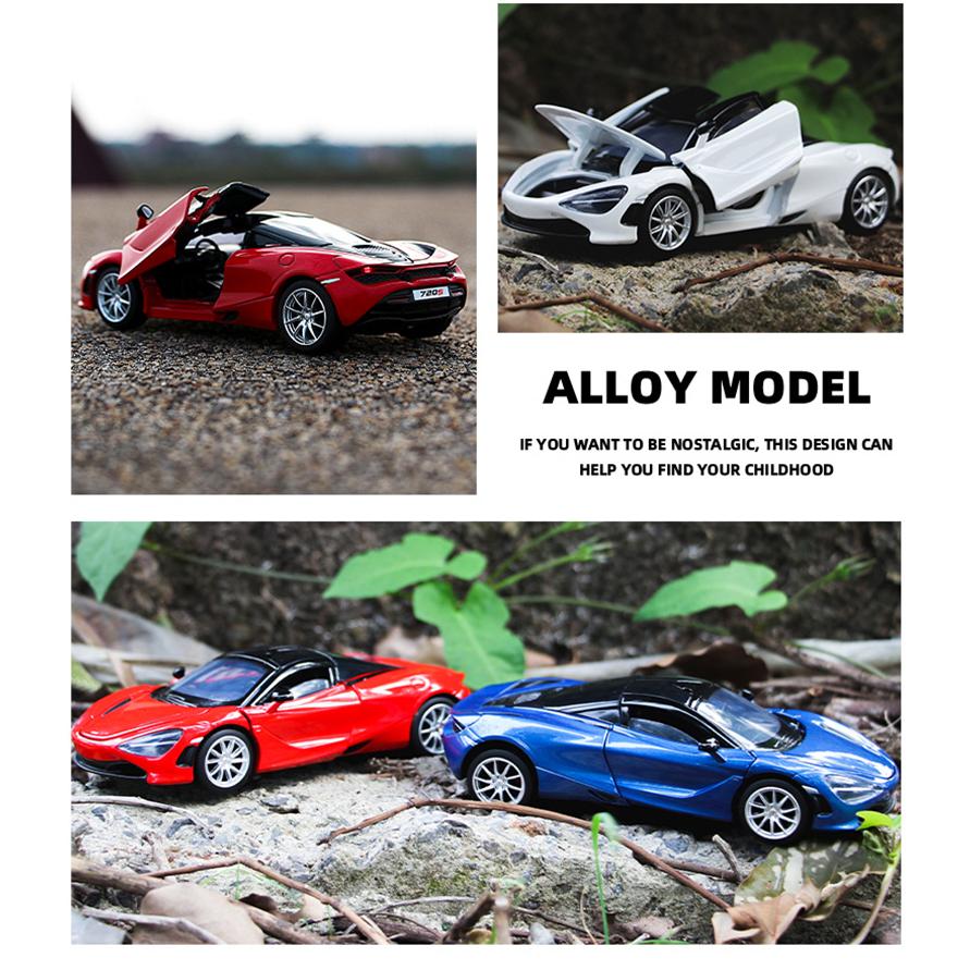 マクラーレン McLaren 720S 1/32 ミニカー 全7色 ライト点灯 エンジン