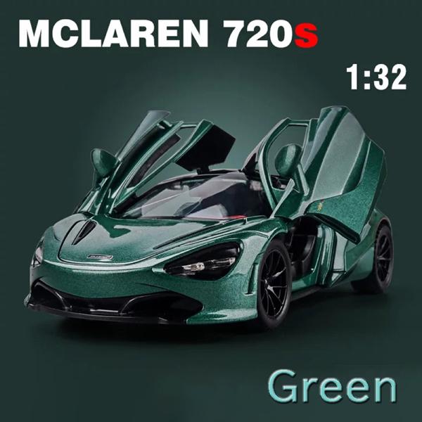 マクラーレン 720S ミニカー 2色セット マクラーレン McLaren 720S 1/32 ミニカー 全7色 ライト点灯