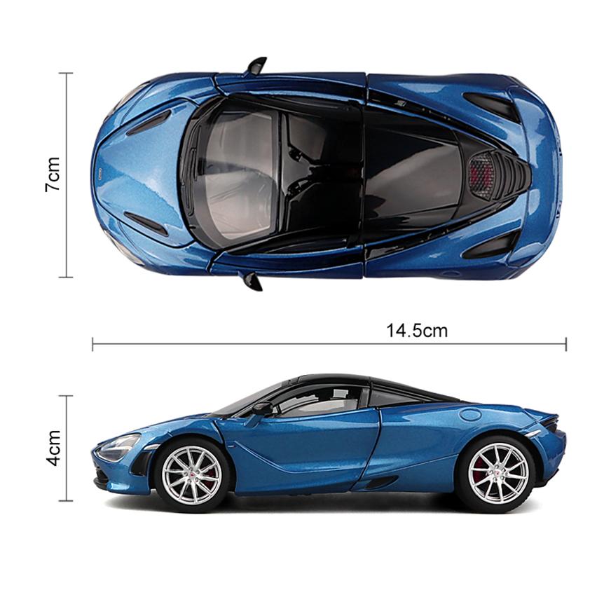 マクラーレン McLaren 720S 1/32 ミニカー 全7色 ライト点灯 エンジン