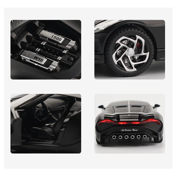 ミニカー Labubu BUGATTI ラ・ヴォワチュール・ノワール 1/32 ミニカー 全4色