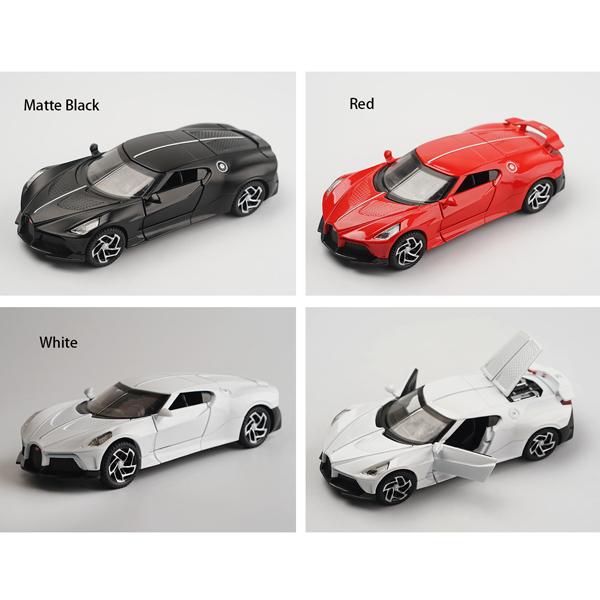 BUGATTI ラ・ヴォワチュール・ノワール 1/32 ミニカー 全4色 ライト