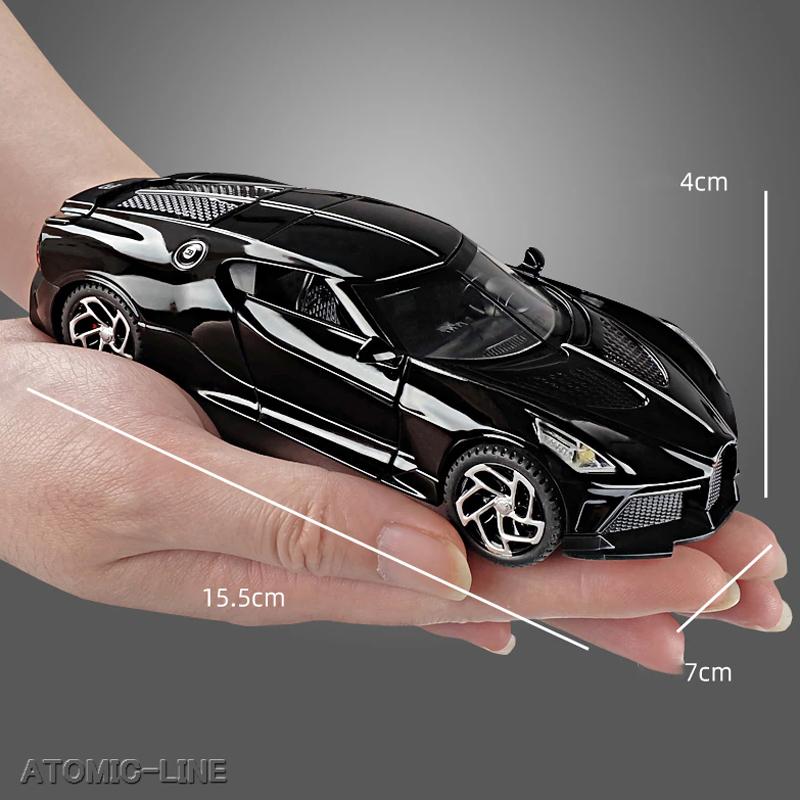 BUGATTI ラ・ヴォワチュール・ノワール 1/32 ミニカー 全4色 ライト