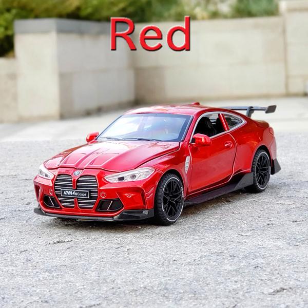BMW M4 1/32 ミニカー 全6色 ライト点灯 エンジンサウンド 合金モデル