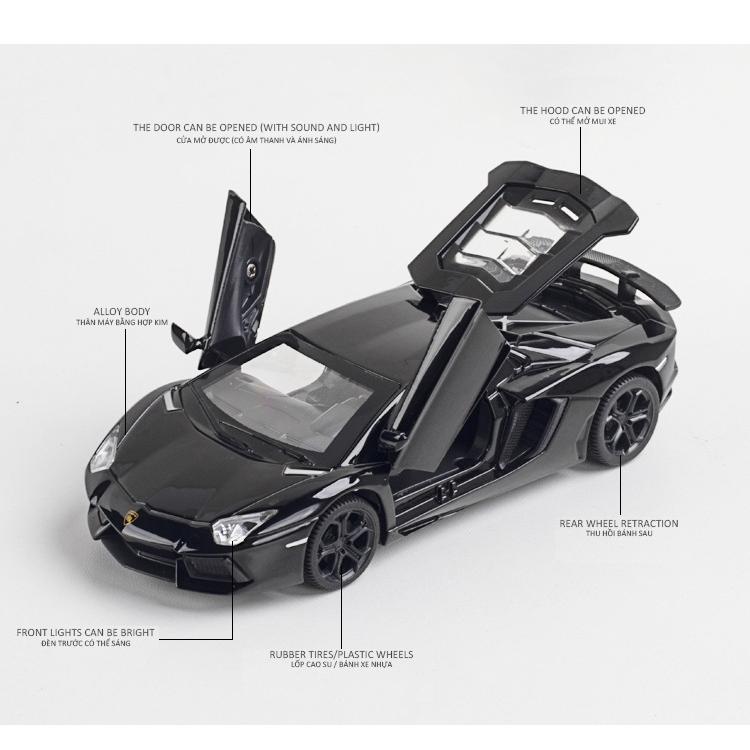 Lamborghini（ランボルギーニ） LP740-4 1/32 ミニカー 全4色 ライト