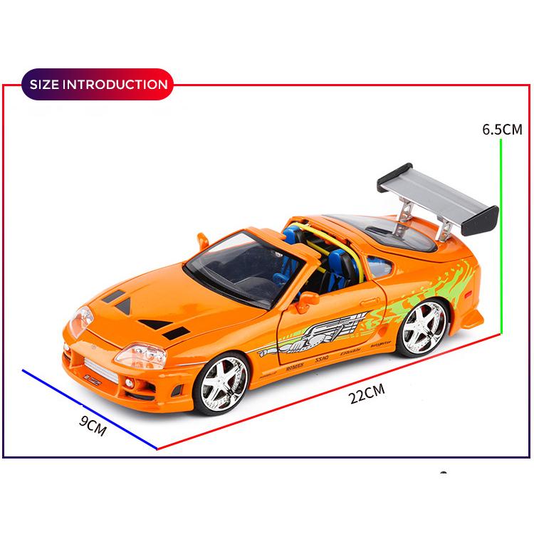 トヨタ TOYOTA スープラ A80型 1/24 ミニカー 全2色 Wild speed