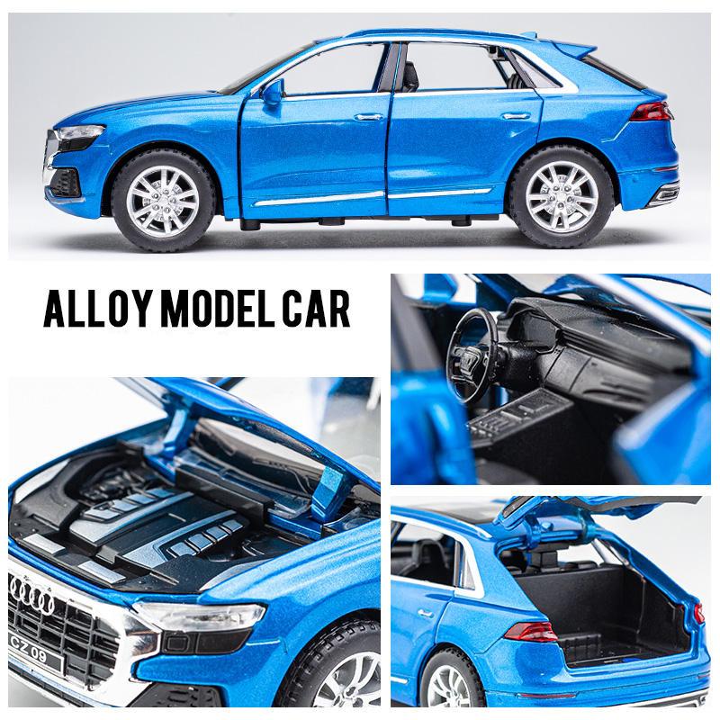 アウディ　ミニカー　Ｑ８ｅ－ｔｒｏｎ　43：1 🇺🇦 1:43 Audi E-tron 1/43 Blue SUV Etron Spark Q8 Q7 55