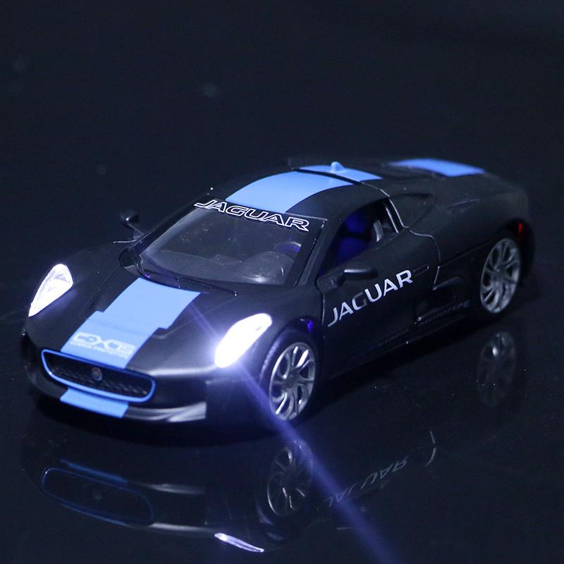 JAGUAR ジャガー C-X75 1/32 ミニカー 全2色 ライト点灯 合金